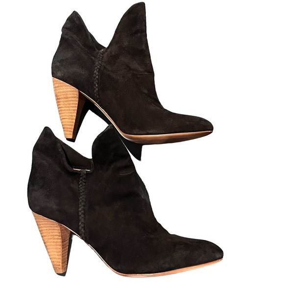 Belle Sigerson Morrison Black Suede Booties - Picture 6 of 9